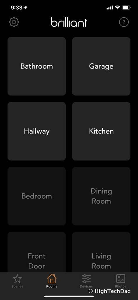 HighTechDad Brilliant Smart Switch Review - rooms
