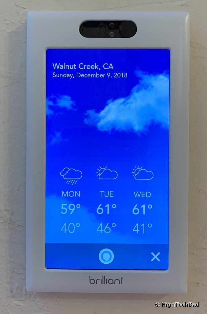 HighTechDad Brilliant Smart Switch Review - weather