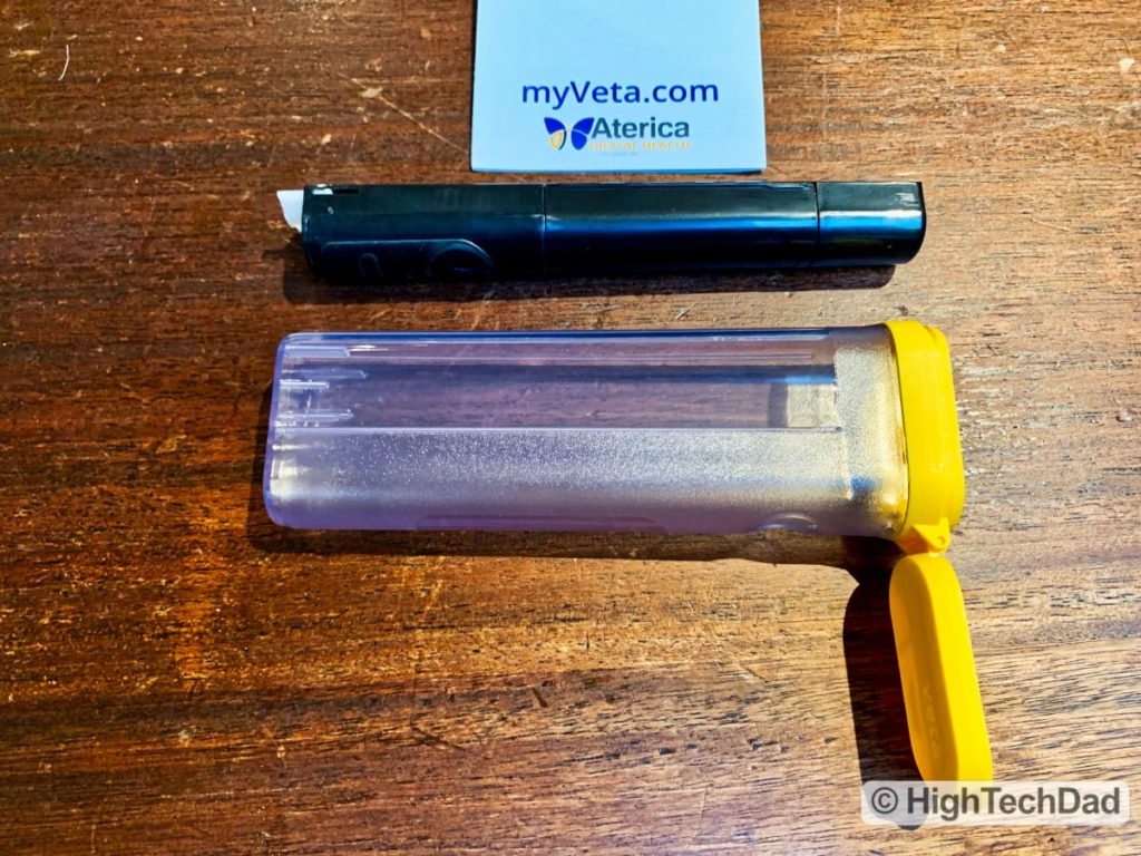 HighTechDad review Aterica Veta Smart Case for EPIPENS - smarts removed