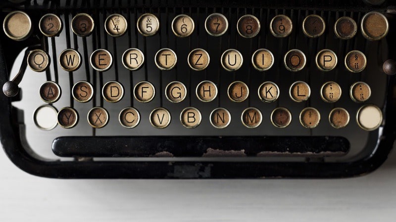 Old typewriter - HighTechDad™