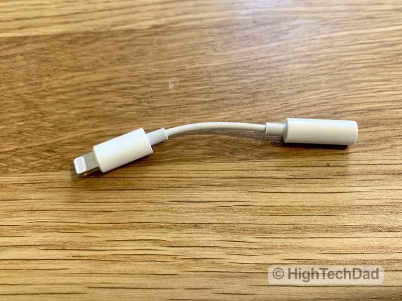 HighTechDad reviews BOYA BY-M1 lavalier mic - headphone to lightning adapter from Apple