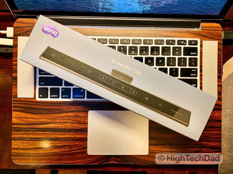 HighTechDad Review of BenQ ScreenBar Lite LED lighting - in the box
