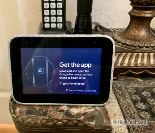 HighTechDad Lenovo Smart Clock review1 - HighTechDad™