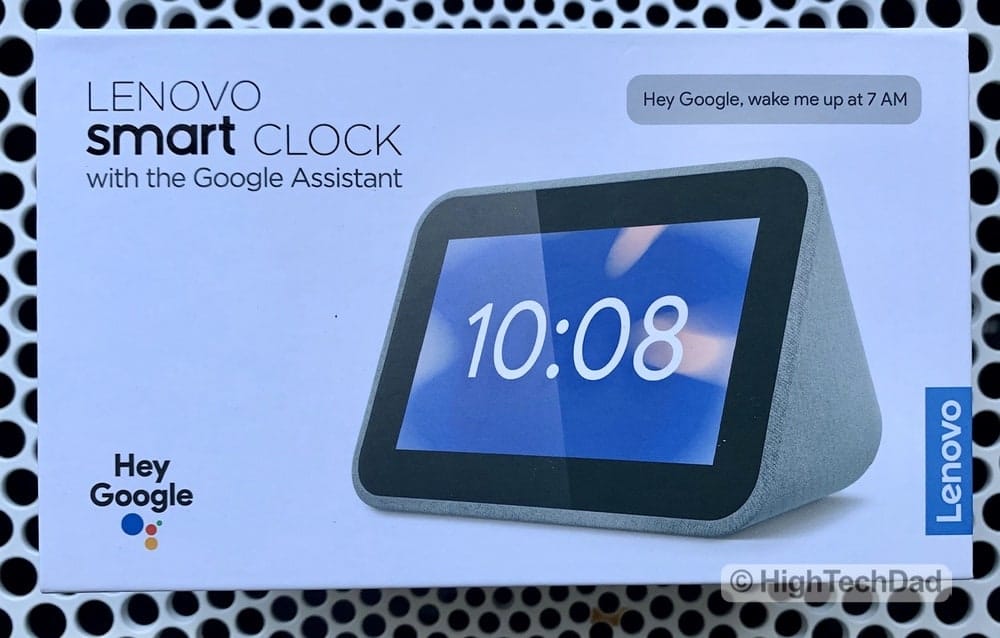 HighTechDad Review of Lenovo Smart Clock - in the box