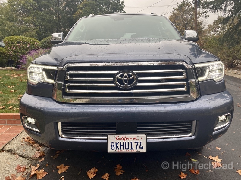 HighTechDad, Toyota Season of Giving & the 2019 Toyota Sequoia - front view