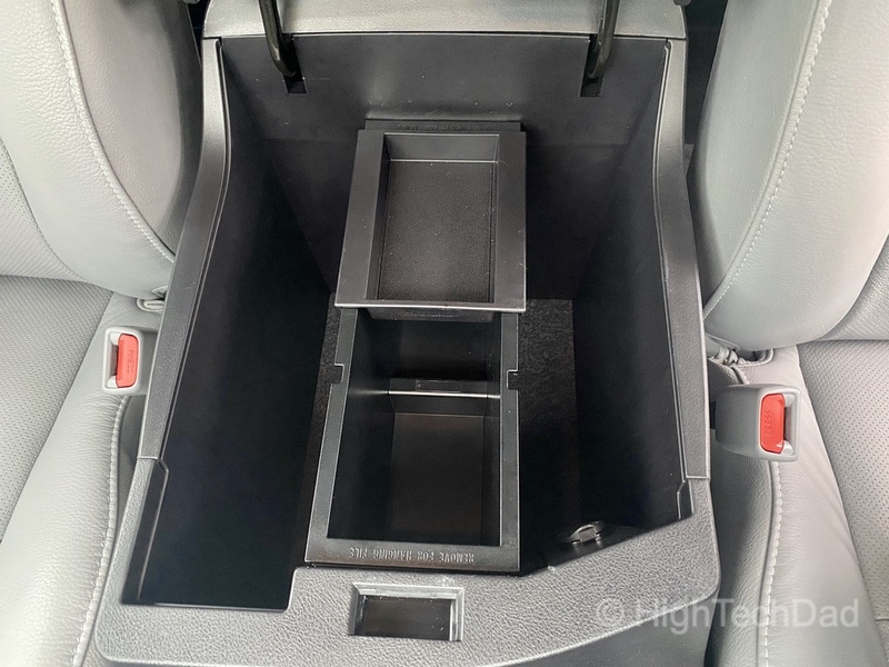 HighTechDad, Toyota Season of Giving & the 2019 Toyota Sequoia - center console