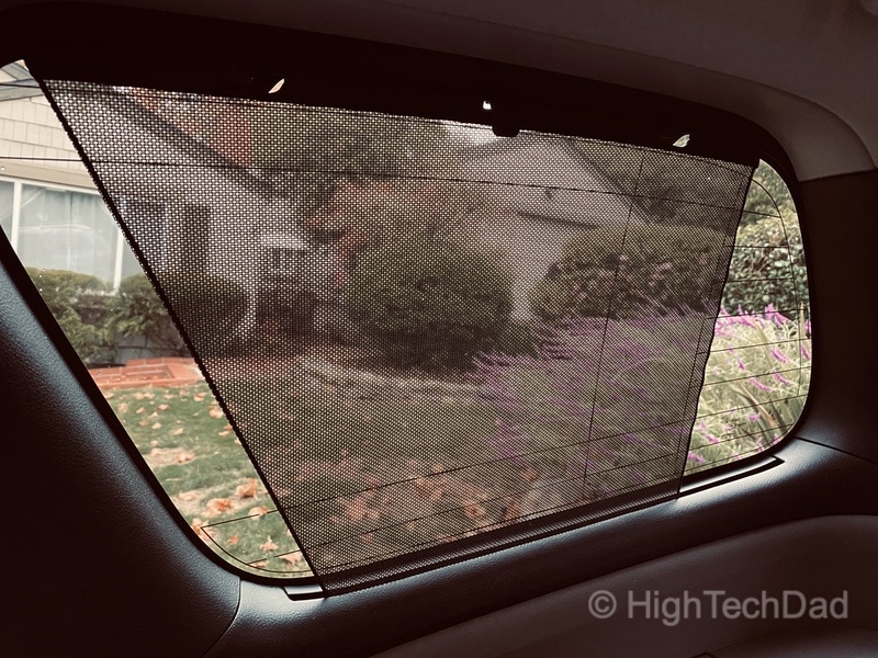 HighTechDad, Toyota Season of Giving & the 2019 Toyota Sequoia - rear shades