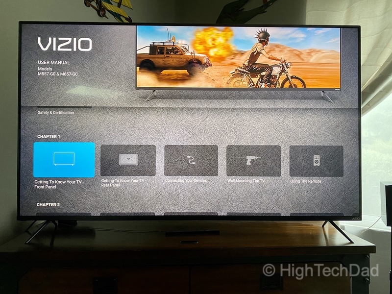 HighTechDad Review: VIZIO M-Series 4K TV - online manual