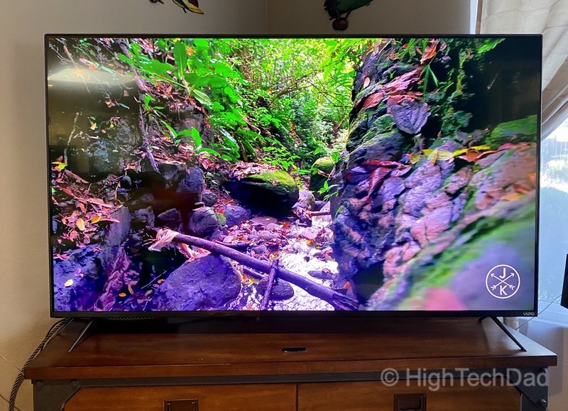 HighTechDad Review: VIZIO M-Series 4K TV - vivid color setting