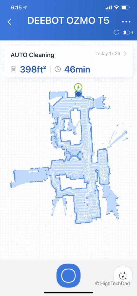 Mapping out the house - Ecovacs Deebot T5