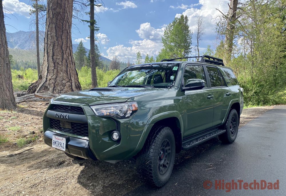 HighTechDad reviews 2020 Toyota 4Runner TRD Pro - army green paint