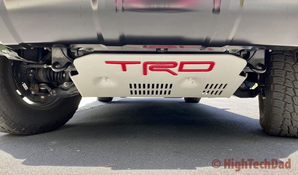 HighTechDad reviews 2020 Toyota 4Runner TRD Pro - skid plate