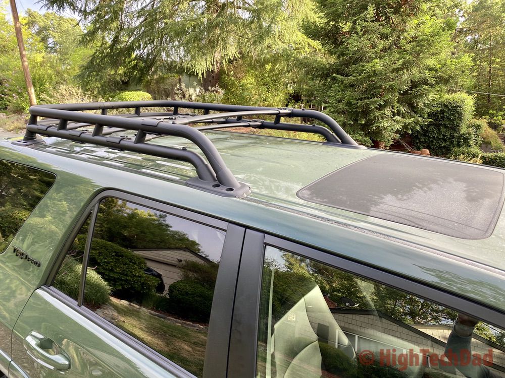 HighTechDad reviews 2020 Toyota 4Runner TRD Pro - roof rack