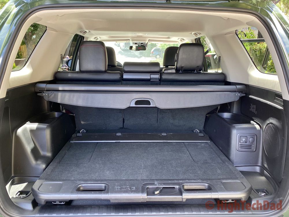 HighTechDad reviews 2020 Toyota 4Runner TRD Pro - sliding cargo deck