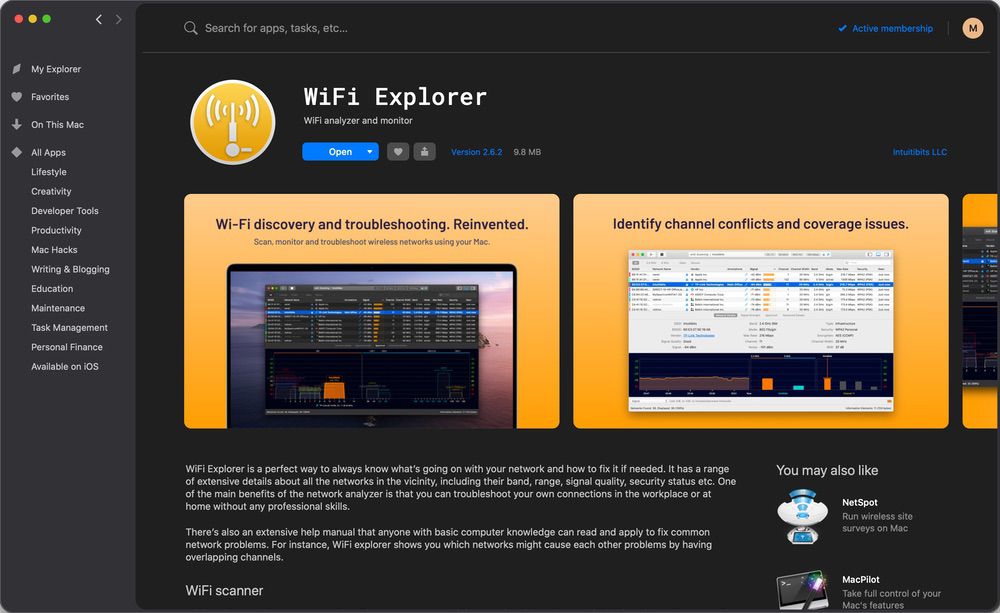 HighTechDad - Using Setapp's WiFi Explorer, you can make sure you have the best WiFi connection prior do doing your upgrade