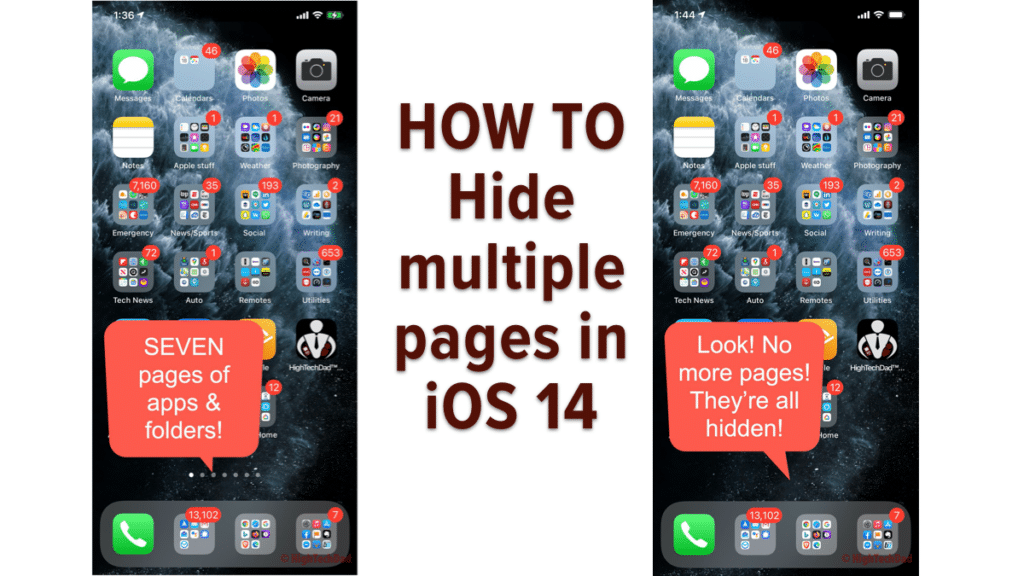 How To Hide Multiple Pages in iOS 14