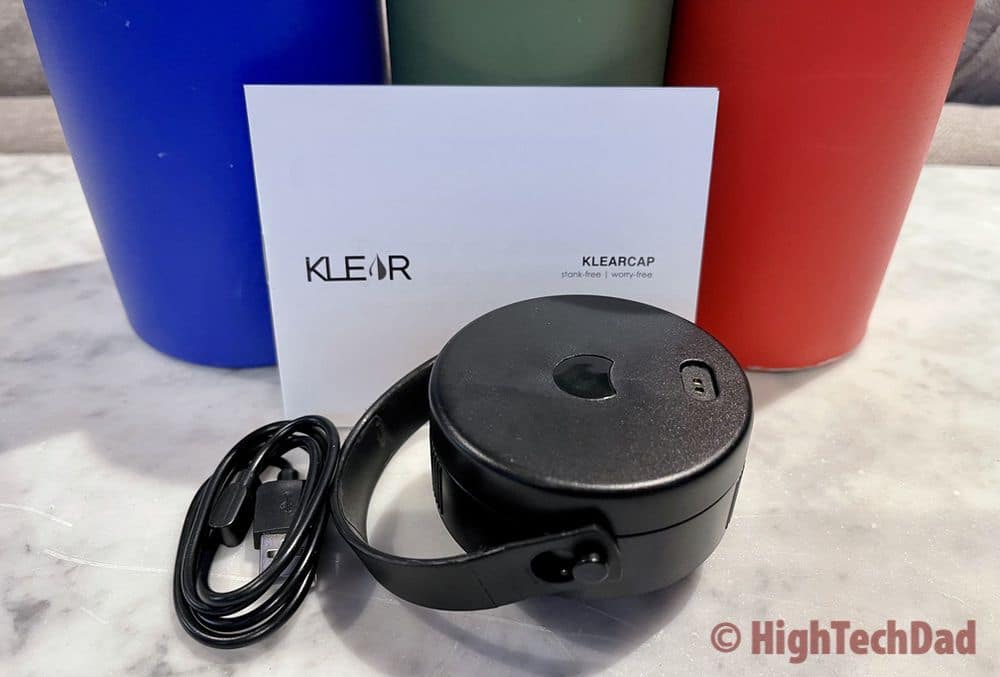Klear Cap review - fits wide-mouth reusable water bottles - HighTechDad