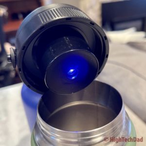 Use Klear Cap on wide-mouth bottles - uses UV-C LED - HighTechDad