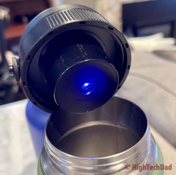 Use Klear Cap on wide-mouth bottles - uses UV-C LED - HighTechDad