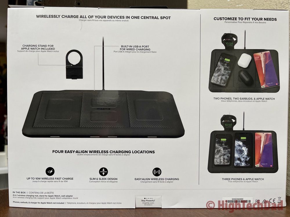 Mophie 4-in-1 Wireless Charging Mat - review by HighTechDad