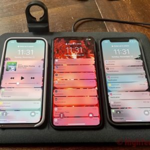 Wirelessly charge multiple smartphones with the Mophie 4-in-1 Wireless Charging Mat - HighTechDad review