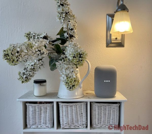 HighTechDad review of Nest Audio Smart Speaker