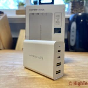 4 USB ports - HighTechDad review of HyperJuice GaN 100W charger