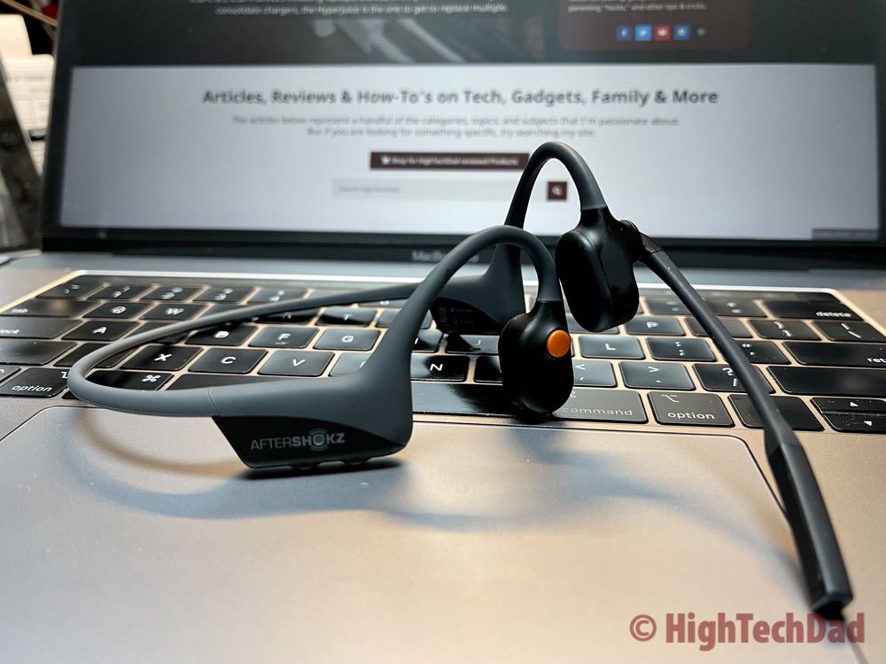 AfterShokz OpenComm Bluetooth bone conduction headset - HighTechDad review