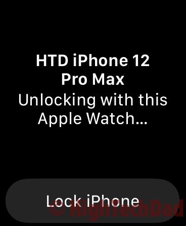 Unlock iPhone with Apple Watch notification - HighTechDad