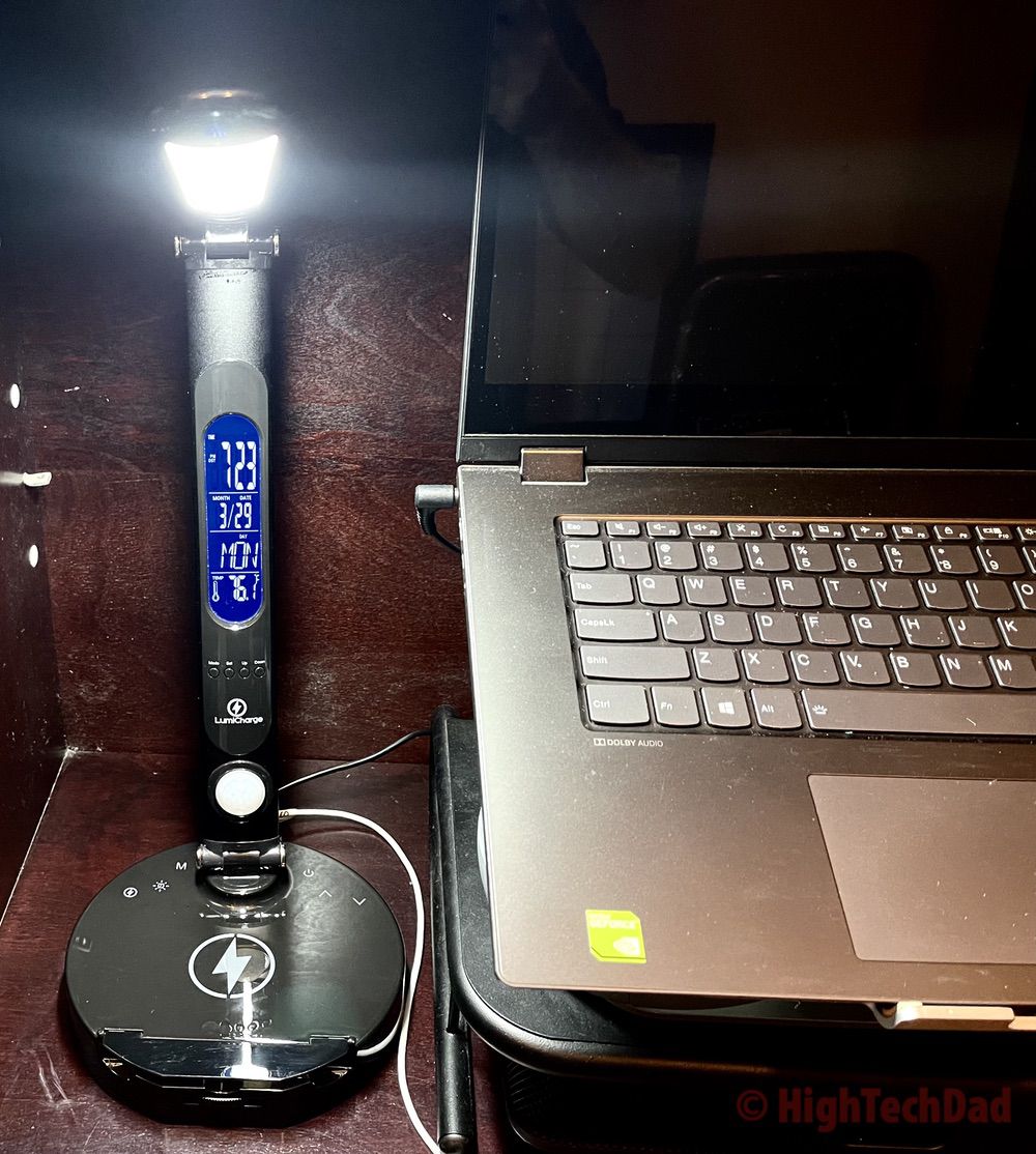 LumiCharge LED Desk Lamp - HighTechDad review