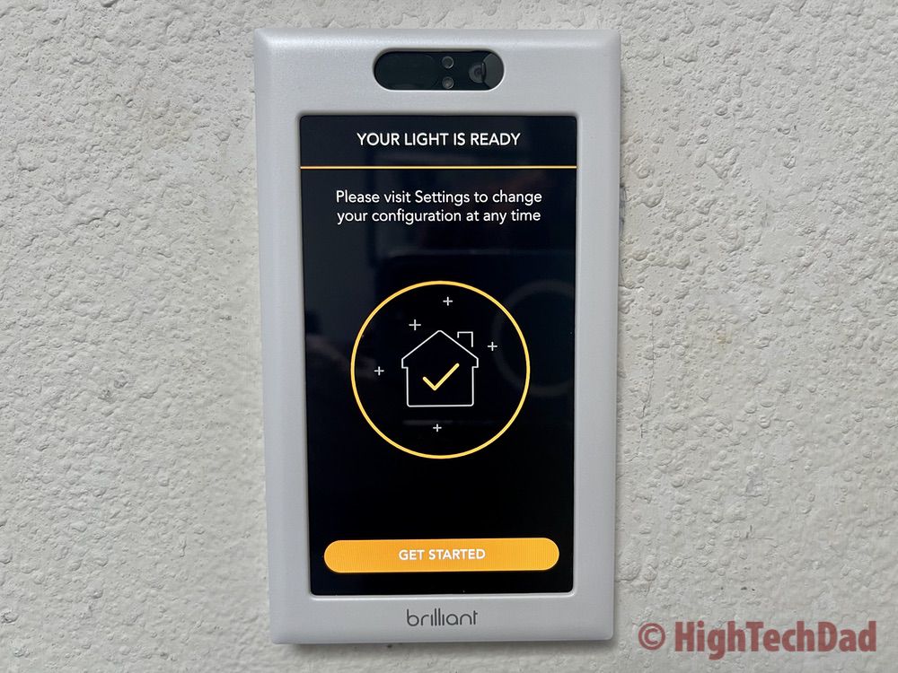 Light configured - Brilliant Smart Home Control - HighTechDad review