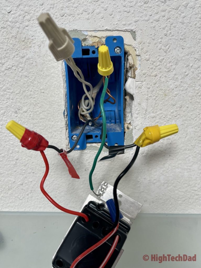 Original wiring - Brilliant Smart Home Control - HighTechDad review