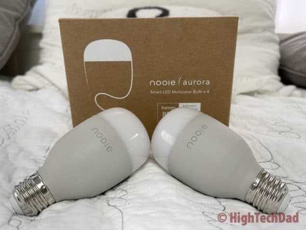 HighTechDad Nooie Aurora Smart LED bulbs review 3 - HighTechDad™