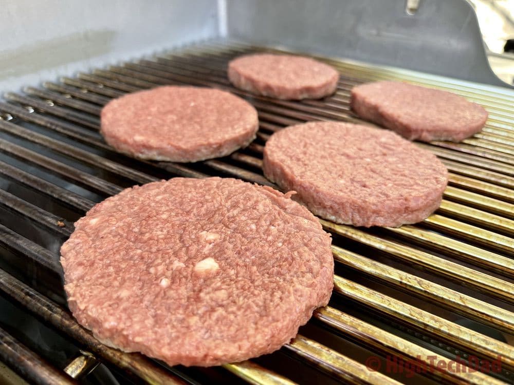 On the grill - Impossible Burgers & Impossible Foods - HighTechDad