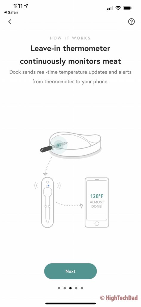 Online instructions - Yummly Smart Thermometer - HighTechDad review