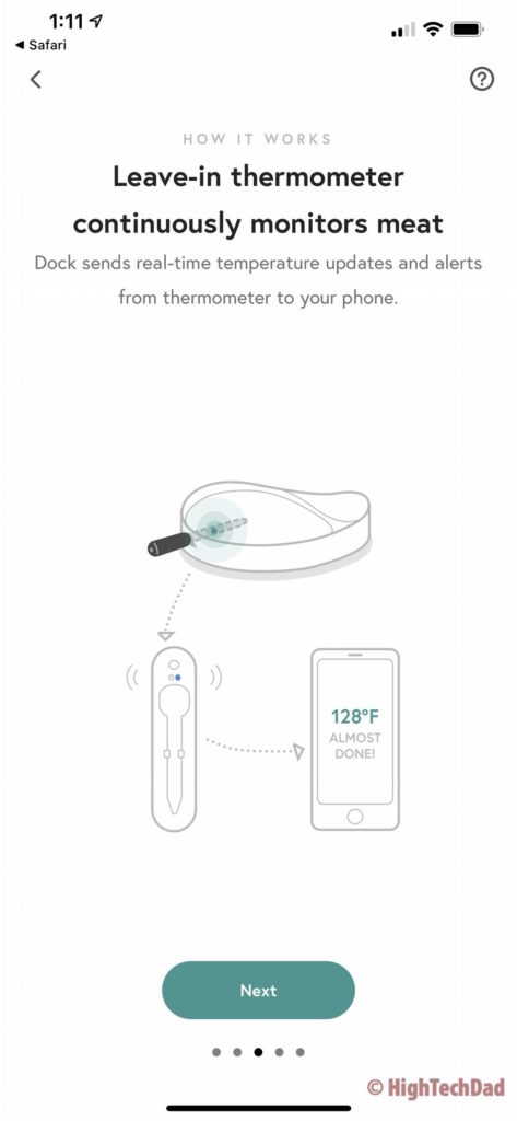 I cooked some meat with Yummly Smart Thermometer! 