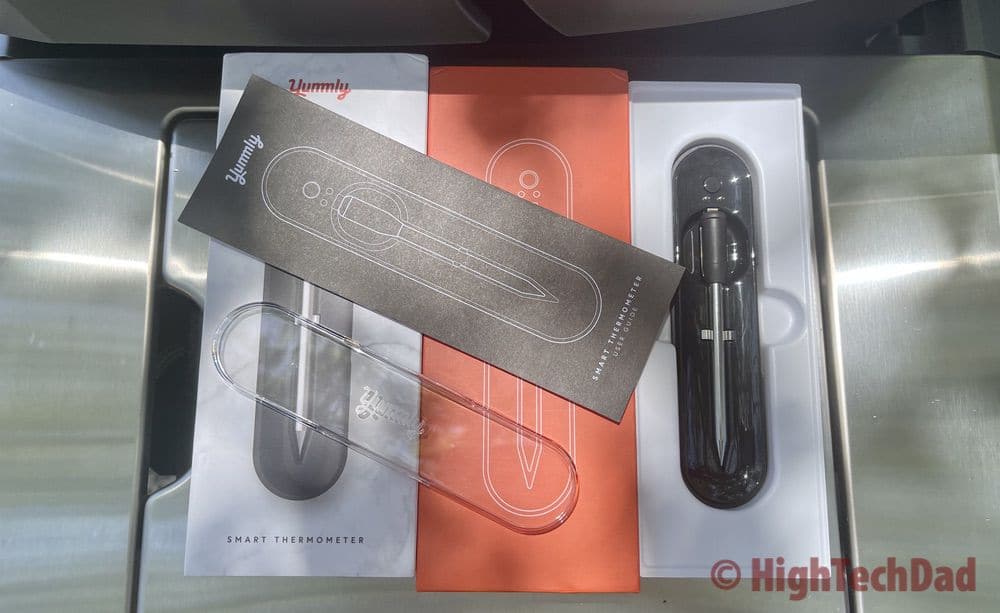 In the box - Yummly Smart Thermometer - HighTechDad review