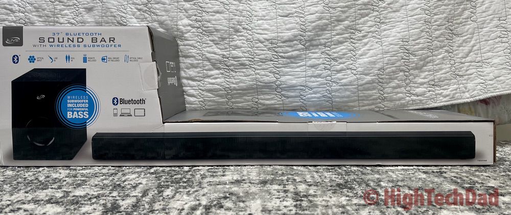 In the box - iLive HD Sound Bar - HighTechDad review