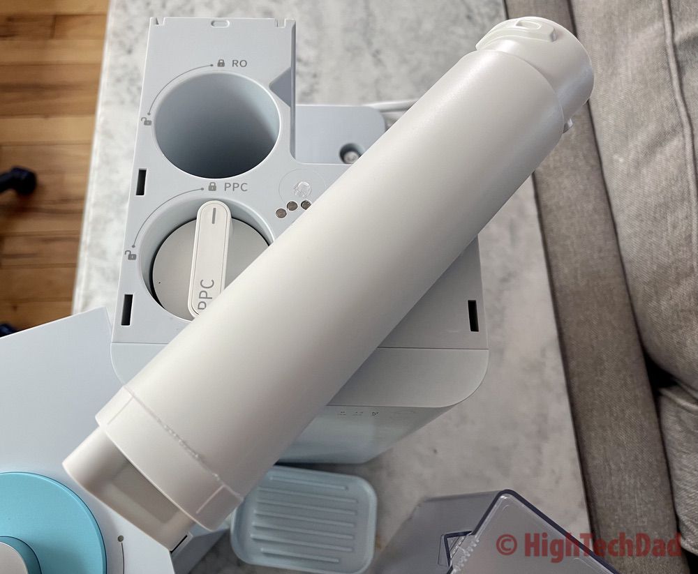 RO and PPC filters - Aquibear Reverse Osmosis Countertop Water Purifier - HighTechDad review