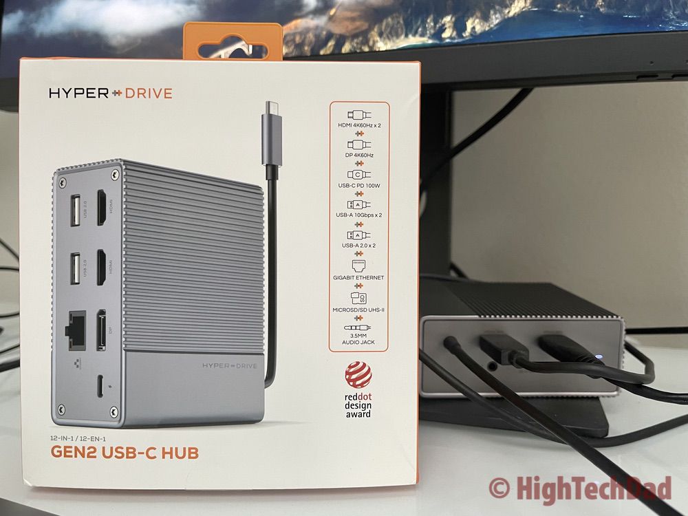 HyperDrive Dual 4K HDMI 10-in-1 USB-C Hub - docking station - USB-C - 2 x  HDMI - GigE