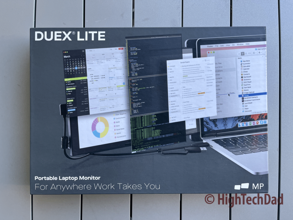 The box - Mobile Pixels DUEX Lite - HighTechDad review
