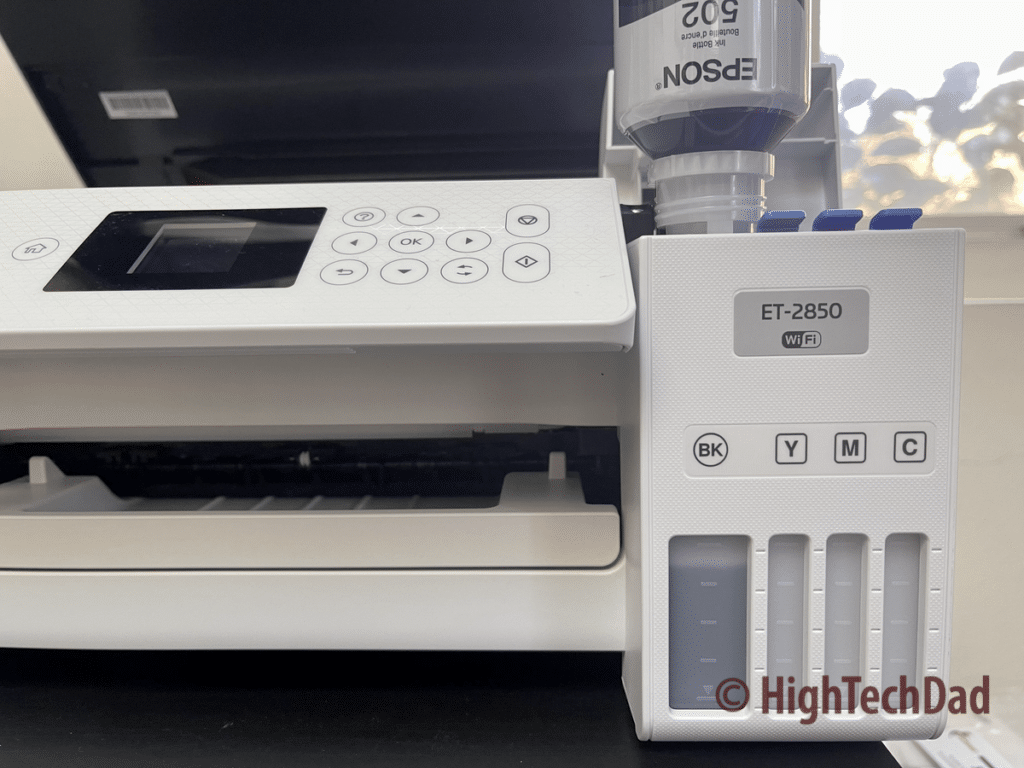 HighTechDad review - Epson EcoTank ET-2850 Printer