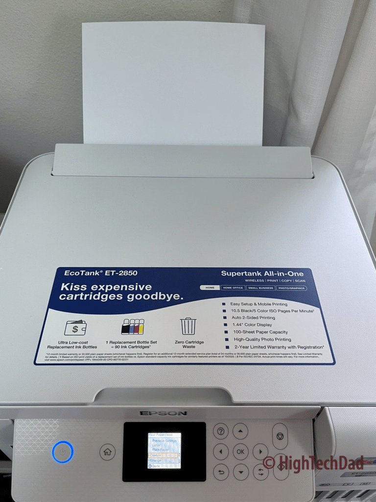 A Supertanker of Ink Inside the Epson EcoTank ET-2850 Printer - Review -  HighTechDad™