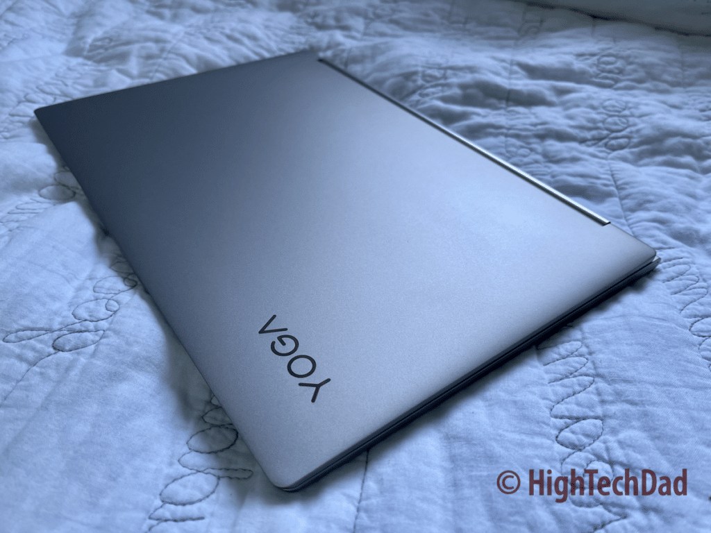 Lid closed - Lenovo Yoga 9i laptop - HighTechDad review