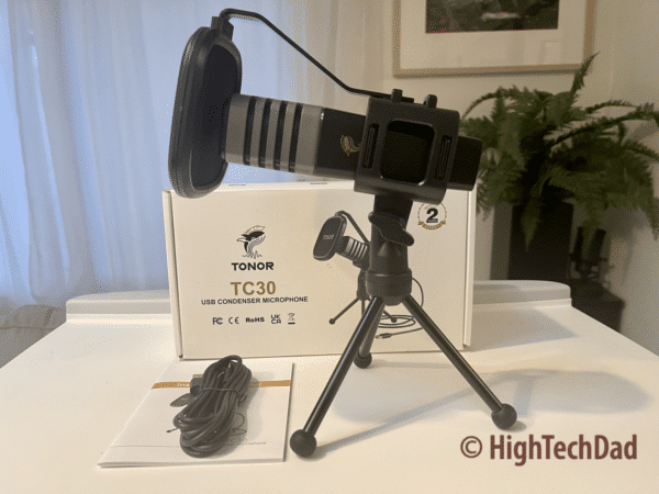 TONOR TC30 mic - HighTechDad review