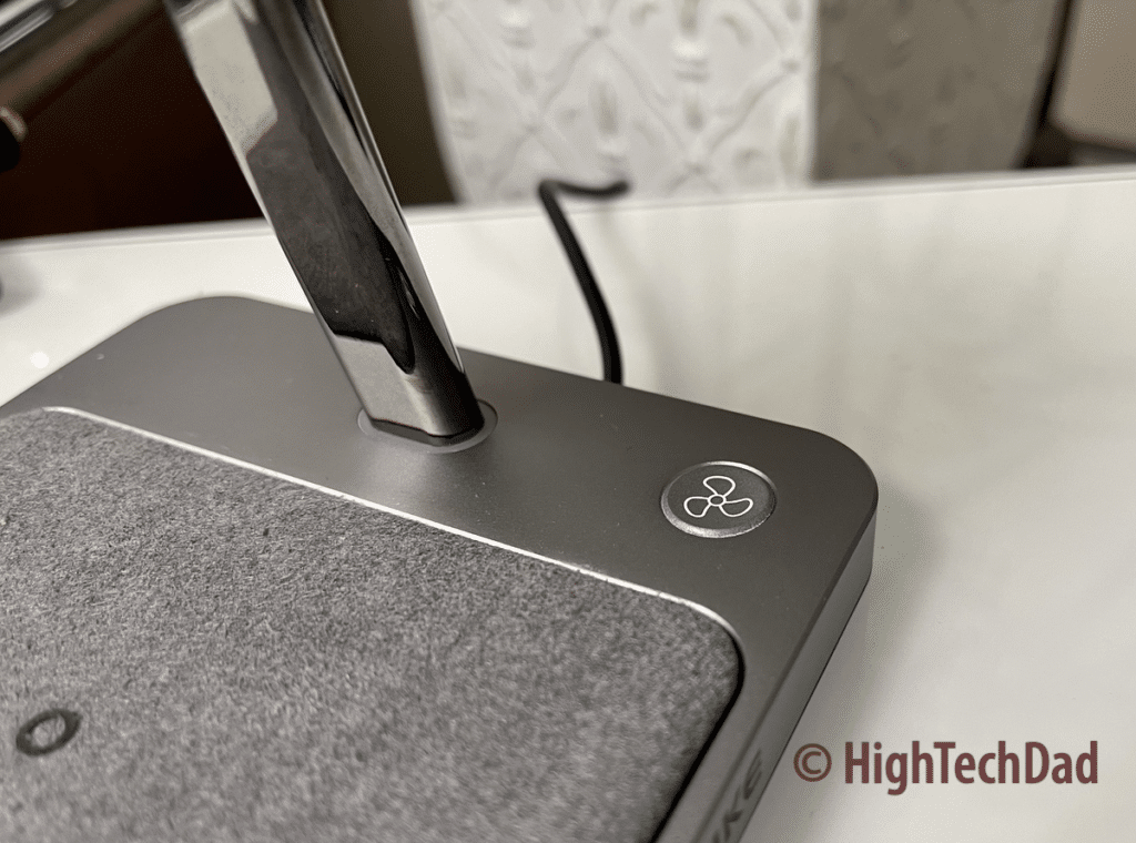 Fan button - ZIKE MagSafe Charging stand - HighTechDad preview