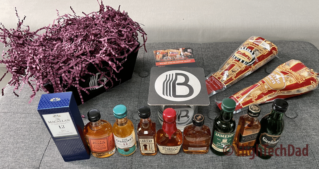 The Ultimate Whiskey Sampler - BroBasket - HighTechDad review