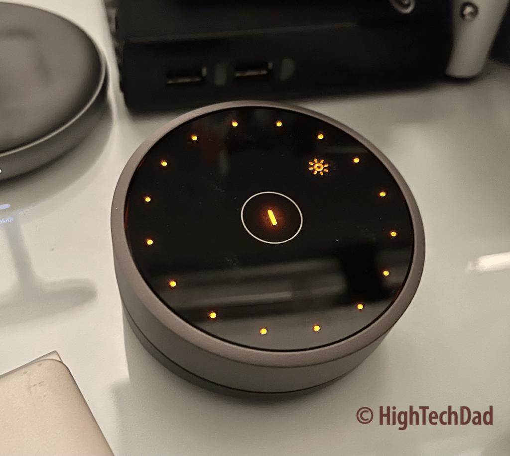 Wireless remote control - BenQ ScreenBar Halo - HighTechDad review