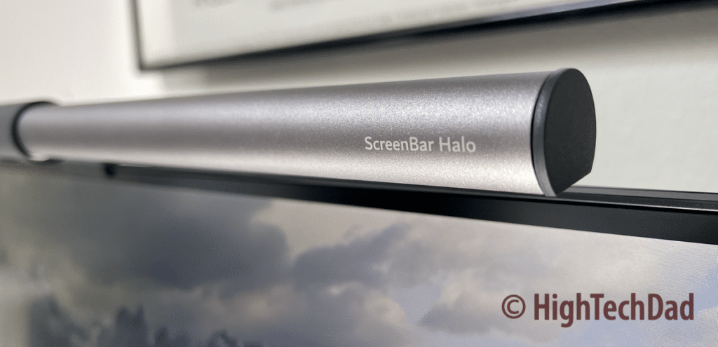 On the monitor - BenQ ScreenBar Halo - HighTechDad review