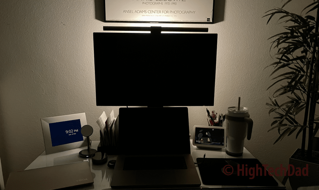 Back light on only - BenQ ScreenBar Halo - HighTechDad review